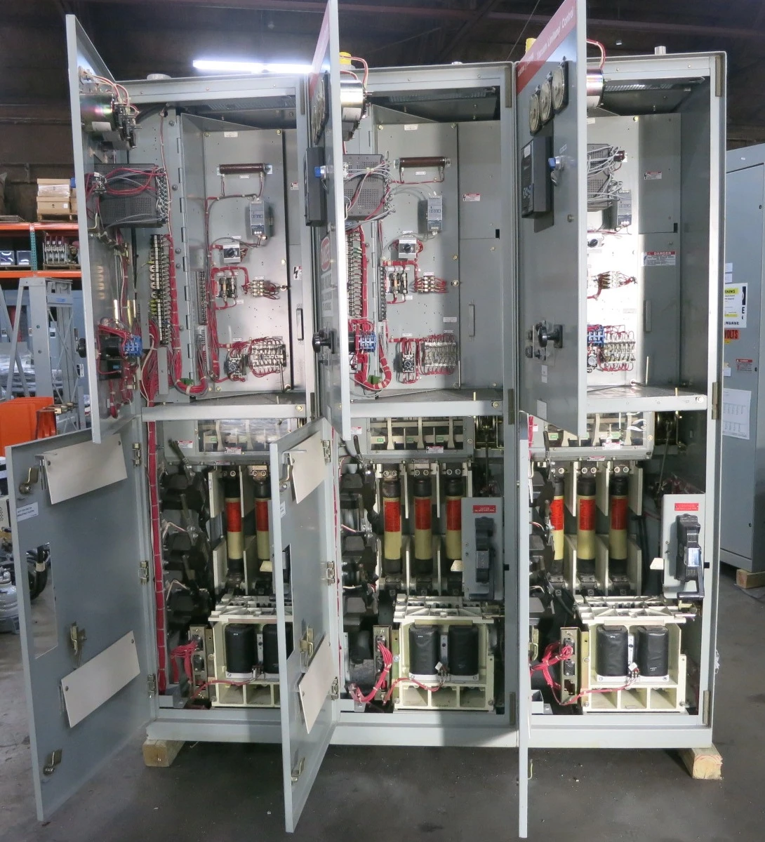 GE Limitamp CR194A148A2 Motor Control Vacuum Contactor 400A 4160V 5kV 3x CR193 (DW8975-1)
