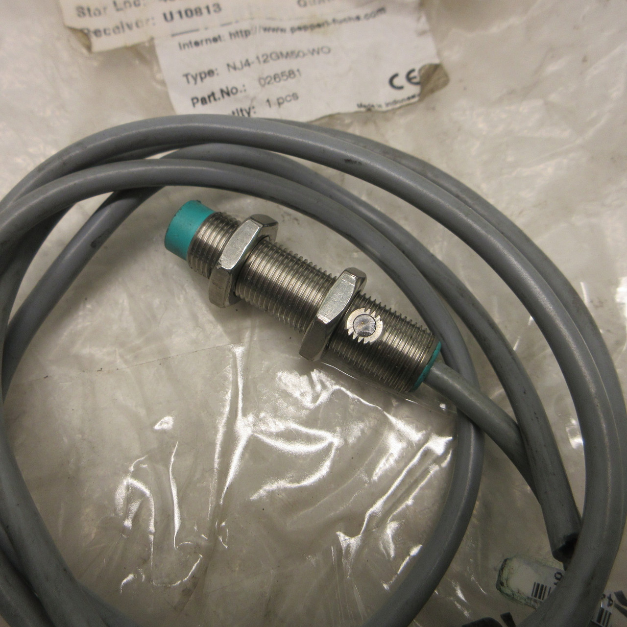 NEW Pepperl+Fuchs NJ4-12GM50-WO Part No. 026581 Proximity Switch U-20-250VAC NIB (AH1894-1)