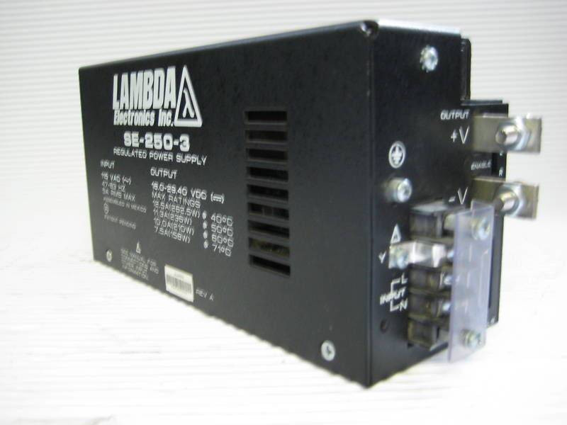 Image of LAMBDA SE-250-3 115VAC 5A Regulated Power Supply SE2503
