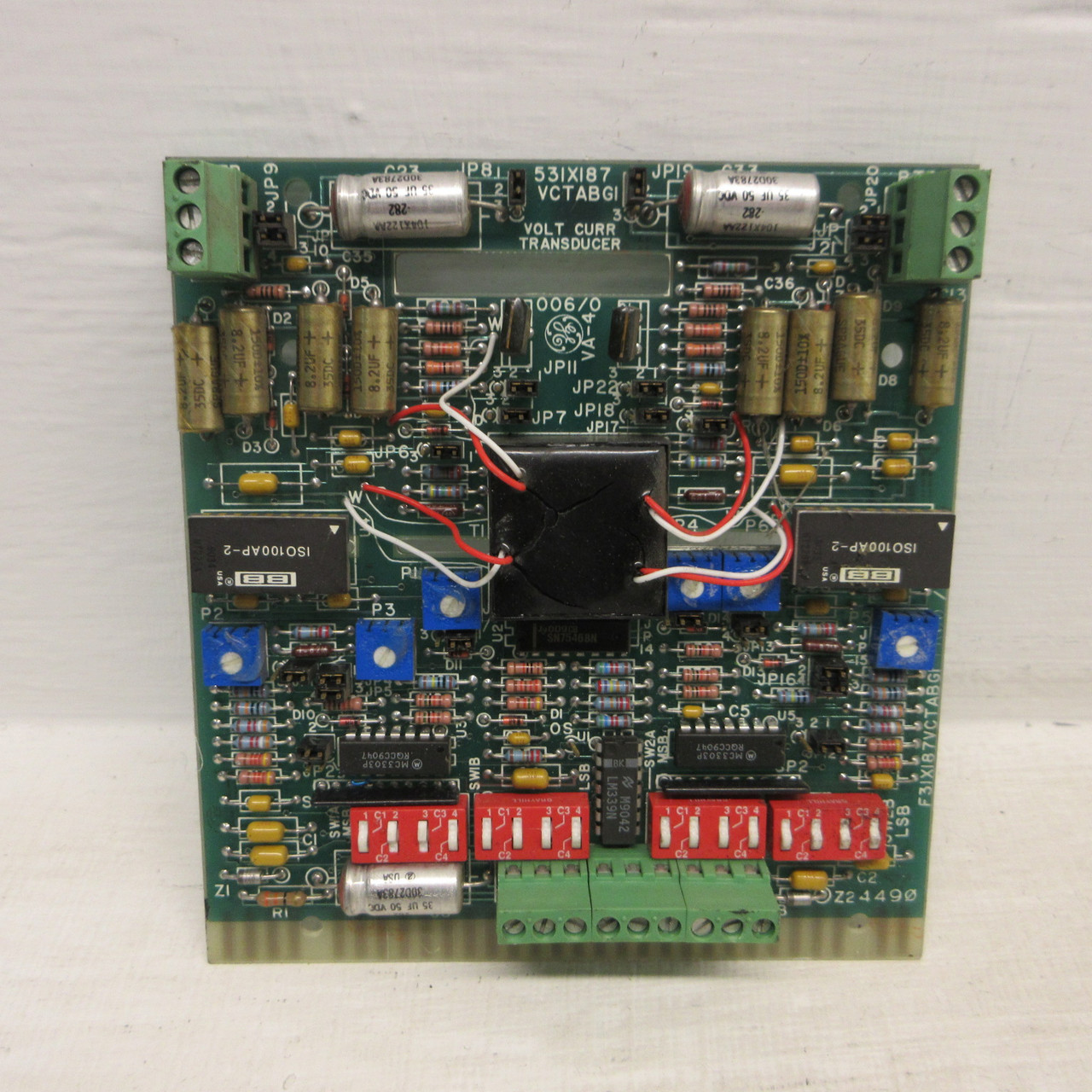 Image of General Electric GE 531X187VCTABG1 F31X187VCTABG1 Volt Current Transducer Board