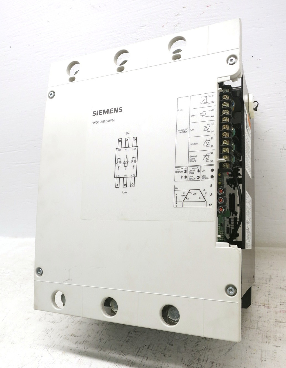 Image of Siemens 3RW3467-0DC34 200 HP SikoStart 3RW34 Motor Controller Soft Start Nordic