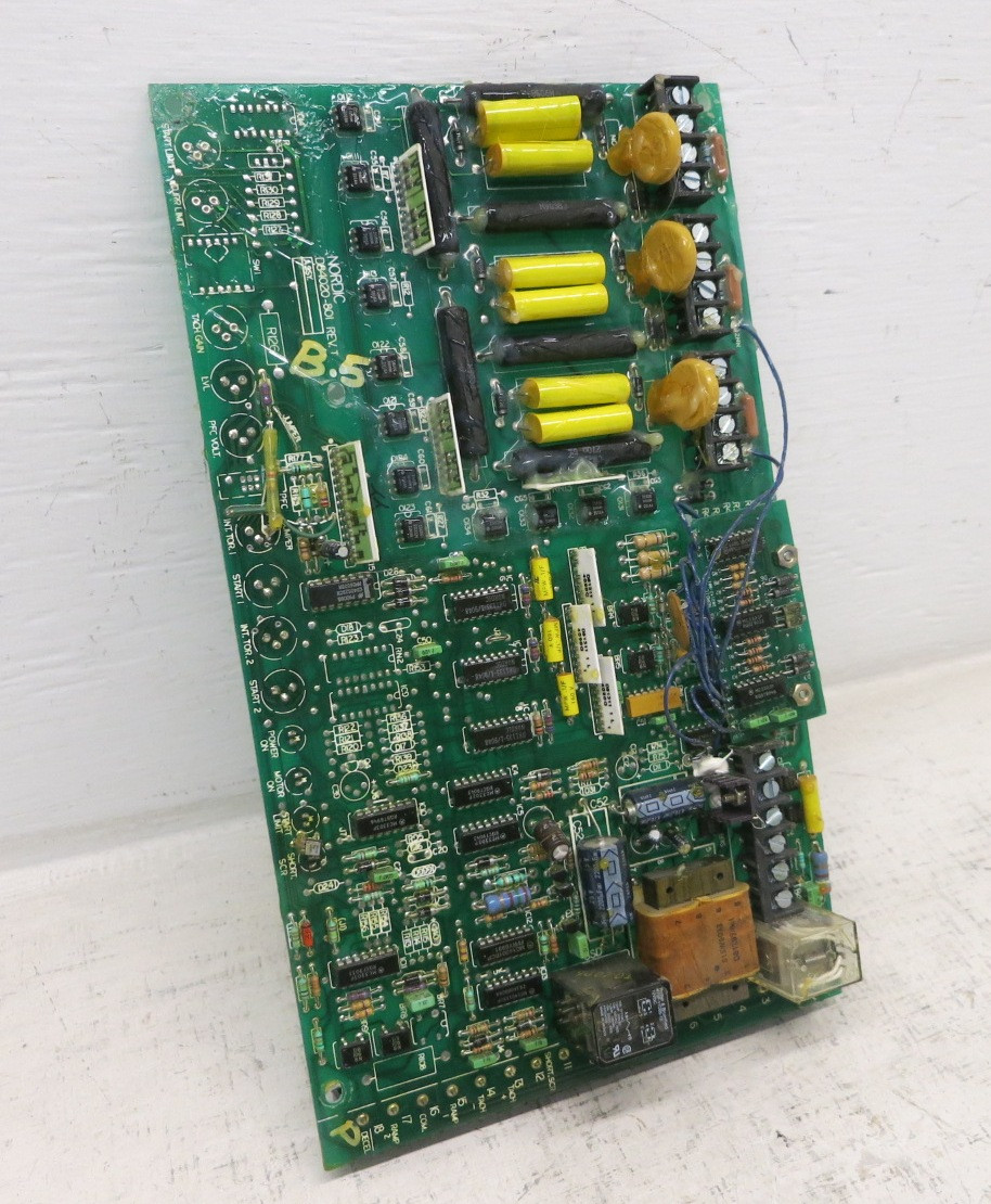 Image of Nordic D84020-801 Rev T Soft Start Control Board Motor Controller Starter PCB