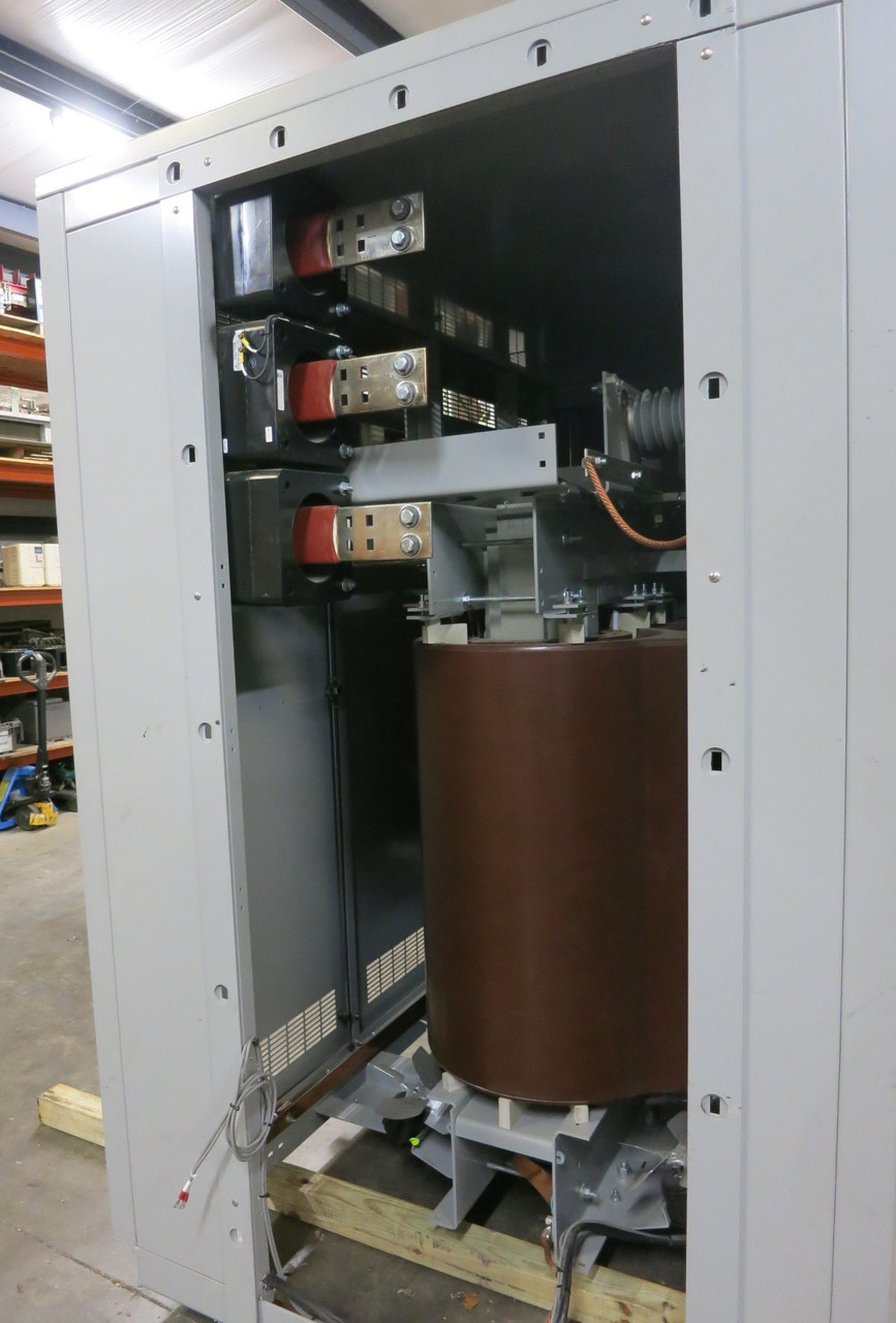 GE 950/1267 kVA 4160 Delta to 460 Delta 3PH Cast Coil Transformer 4160V - 460V (DW8997-1)
