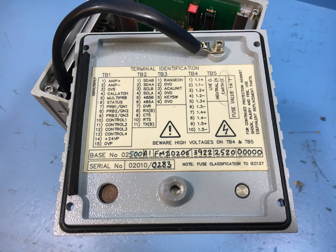 Servomex Series 2010 Controller 2500A1FM2 20 mA 115V Monitor (EBI3621-1)