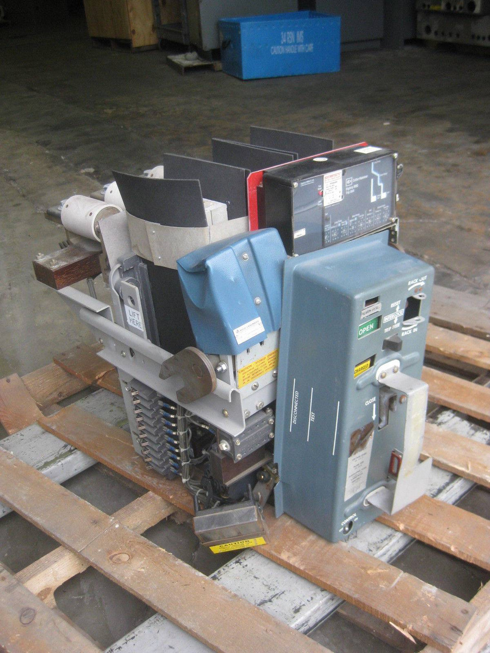 Allis-Chalmers LA-600F 600A Breaker w 600A Digitrip RMS 510/SRH56LSIG(D) Damaged (EBI0409-1)