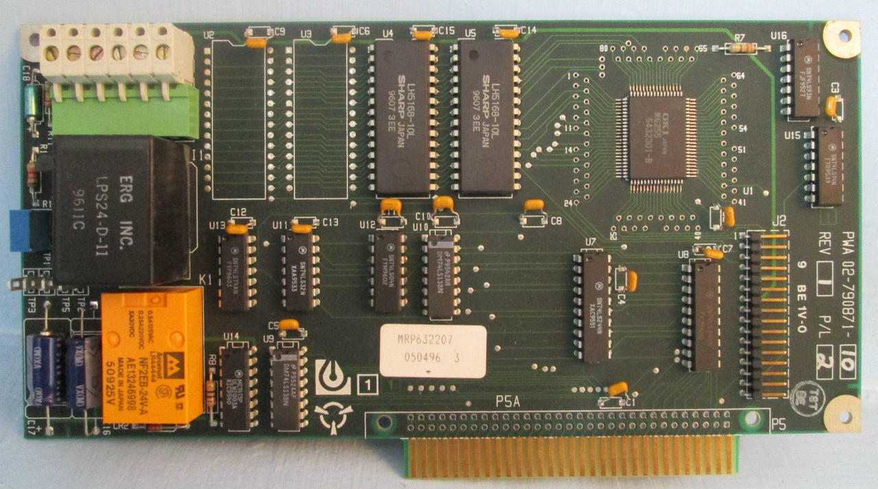 Emerson Industrial Controls 02-790871-10 Rv 1 P/L 2 Module PLC MRP632207 Liebert (EBI1244-1)