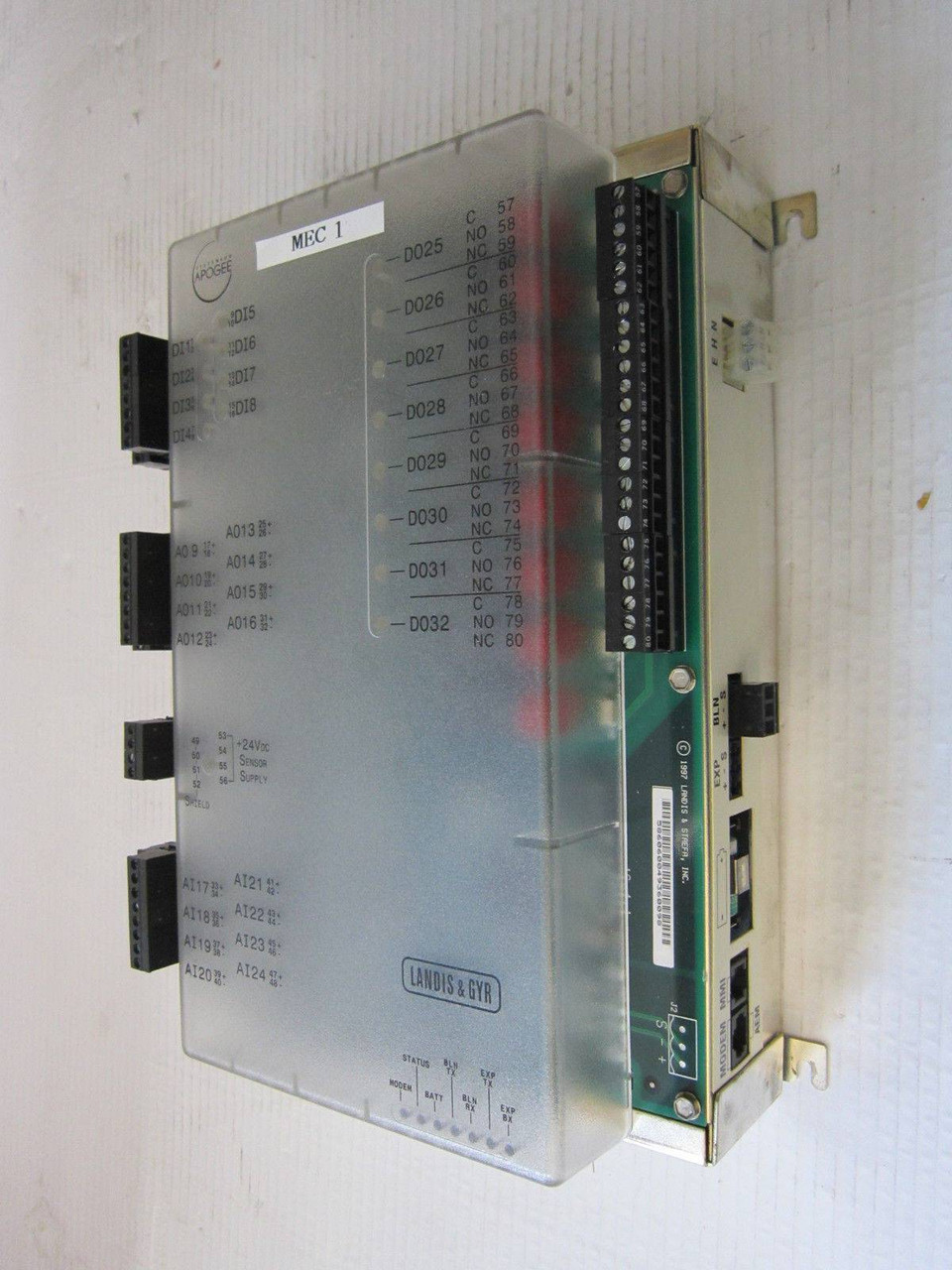 Image of Siemens Landis & Gyr 549-003 APOGEE System 600 Modular Equipment Controller