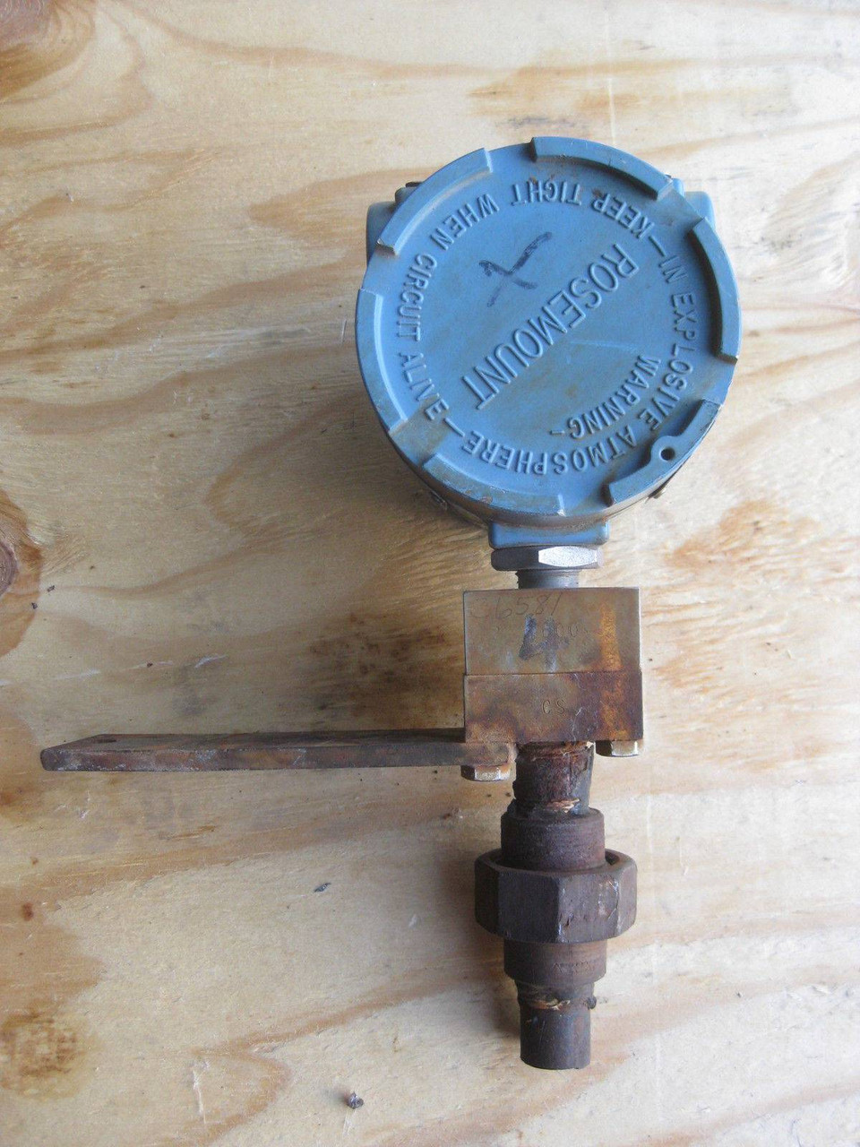 Rosemount 1144G0600A12 Pressure Transmitter 600 PSI 1144 G0600A12 4-20 mA 35 VDC (EBI3551-1)