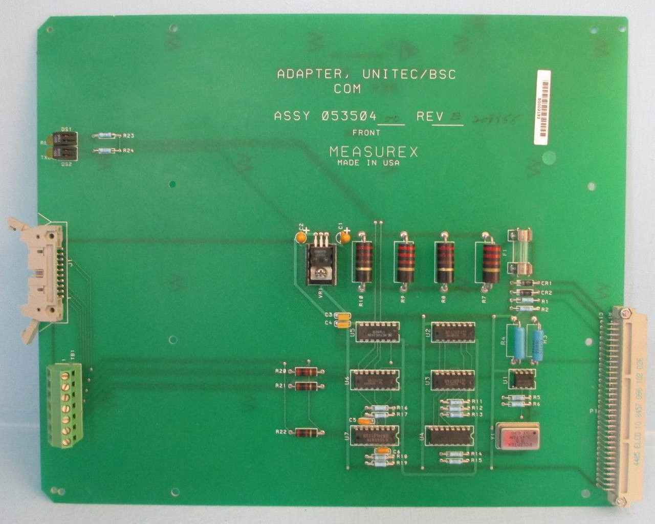 Image of Measurex 05350400 Rev E Adapter Unitec/BSC COM Module PLC 04350400 B Honeywell