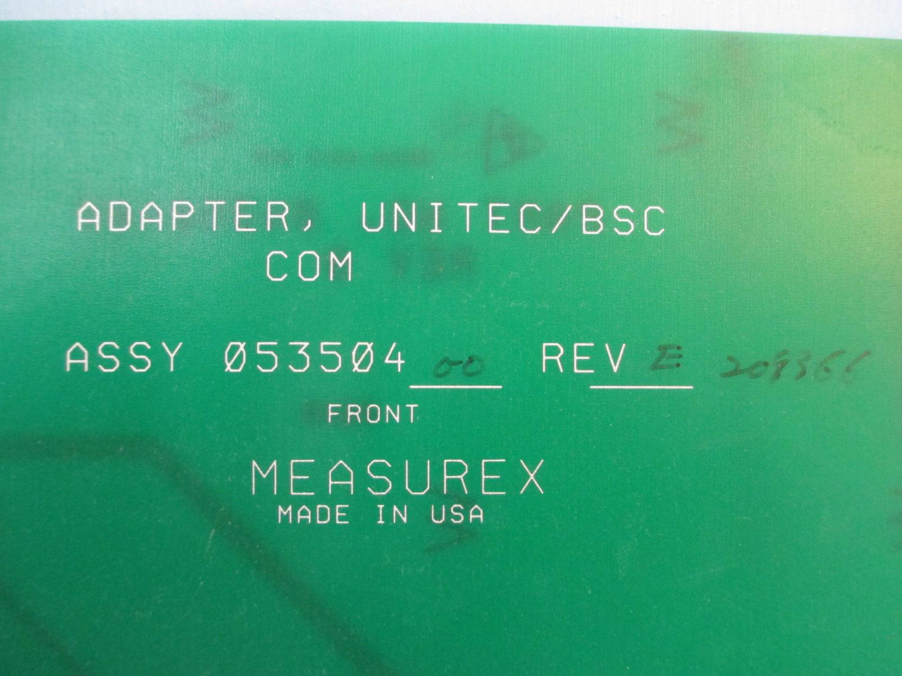 Measurex 05350400 Rev E Adapter Unitec/BSC COM Module PLC 04350400 B Honeywell (EBI2734-1)