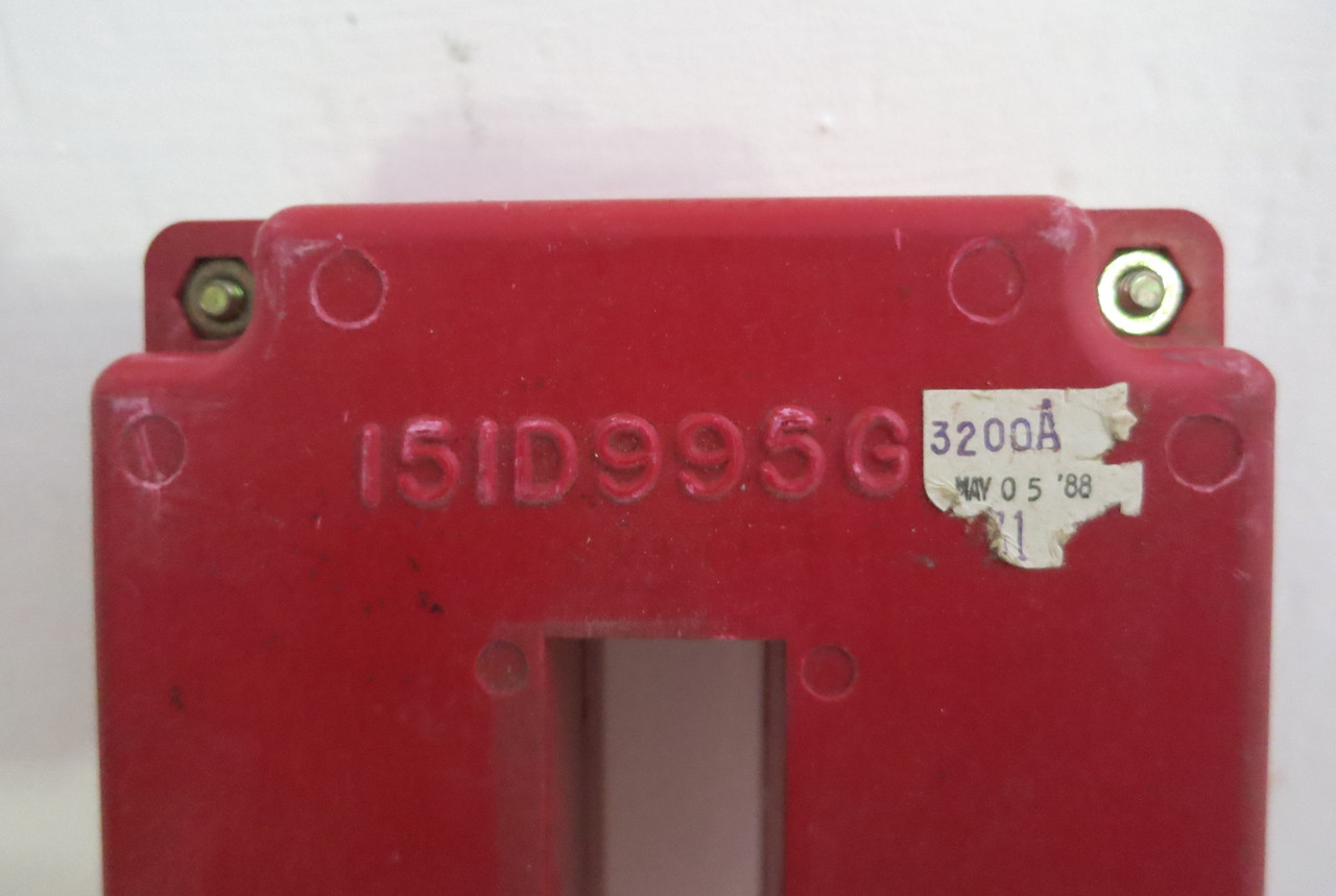 Westinghouse 151D995G31 3200A DS/DSL Neutral Sensor CT 3200 Amp 151D995G-31 (EBI0672-4)