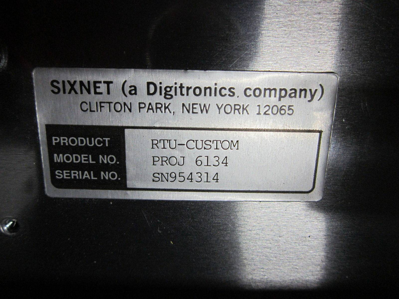 IEE Sixnet 03900-A3-A01-02 Display Keyboard 60-RTU-PC3-5V Power Conditioner RTU (EBI2441-21)