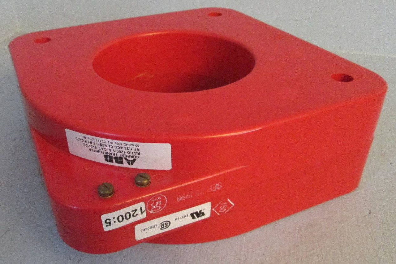 ABB Ratio: 1200:5 A Cat: 622-122 RF: 1.33 ACC 600V Current Transformer CT 5A (EBI0111-10)
