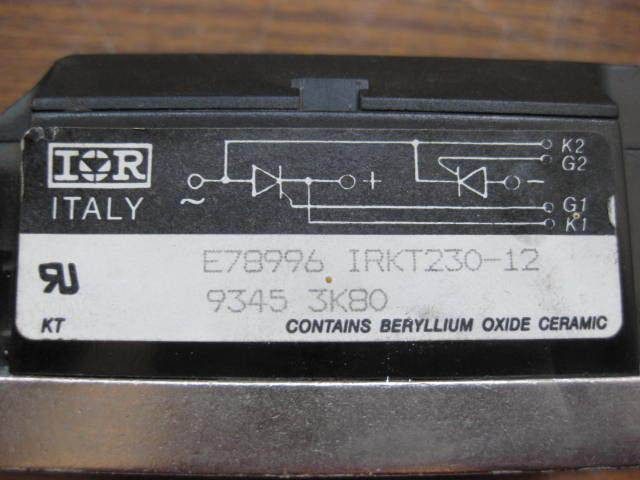 IOR E78996 IRKT230 12 9345 3K80 E78996IRKT230 93453K80 (EBI2485-2)
