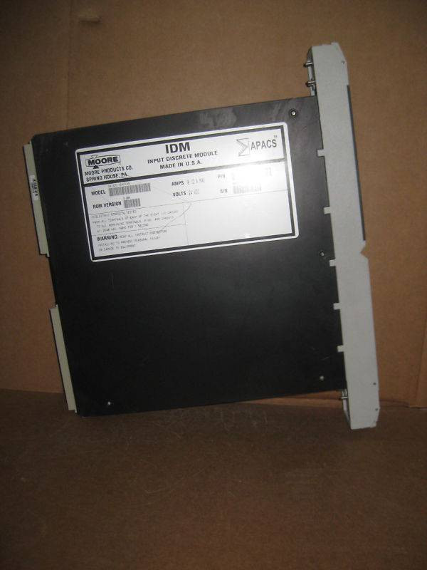 Moore 39IDM115ACCAN PLC IDM 16107-101 APACS+ QuadLog 16107101 Discrete Module (EBI3056-4)