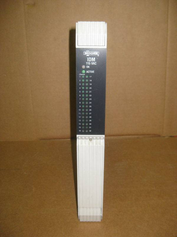 Moore 39IDM115ACCAN PLC IDM 16107-101 APACS+ QuadLog 16107101 Discrete Module (EBI3056-4)