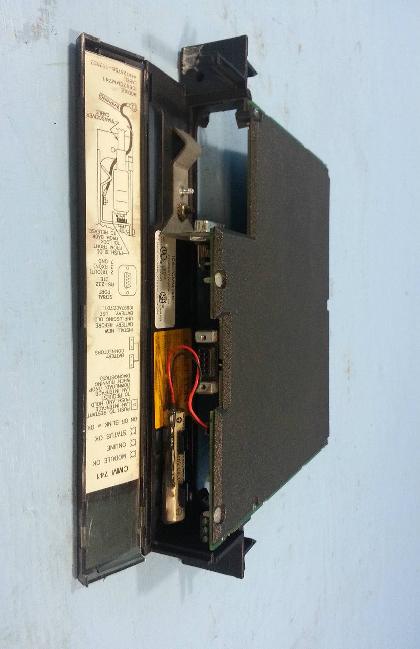 GE Fanuc IC697CMM741L Series 90-70 PLC Ethernet Controller CMM 741 (EBI1877-1)