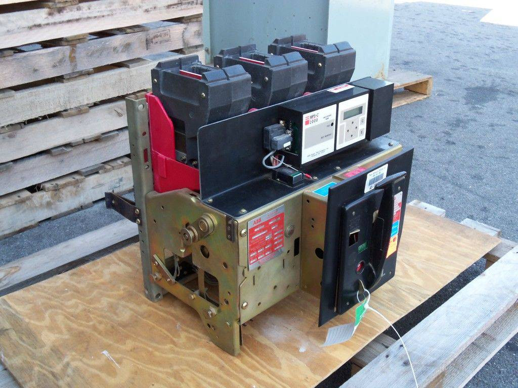 ABB KPE-16 1600A Air Circuit Breaker MPS-C 2000 Trip K-Line 600V KPE16 1600 Amp (EBI0106-10)