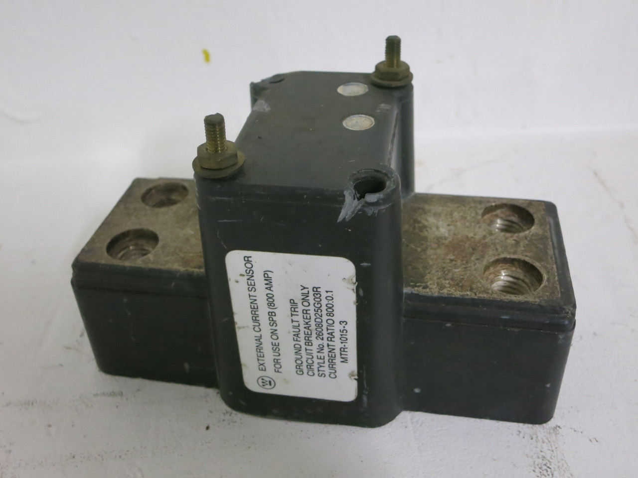 Westinghouse 2608D25G03R 800:01 External Current Sensor 800A SPB Ground Fault (EBI4962-14)