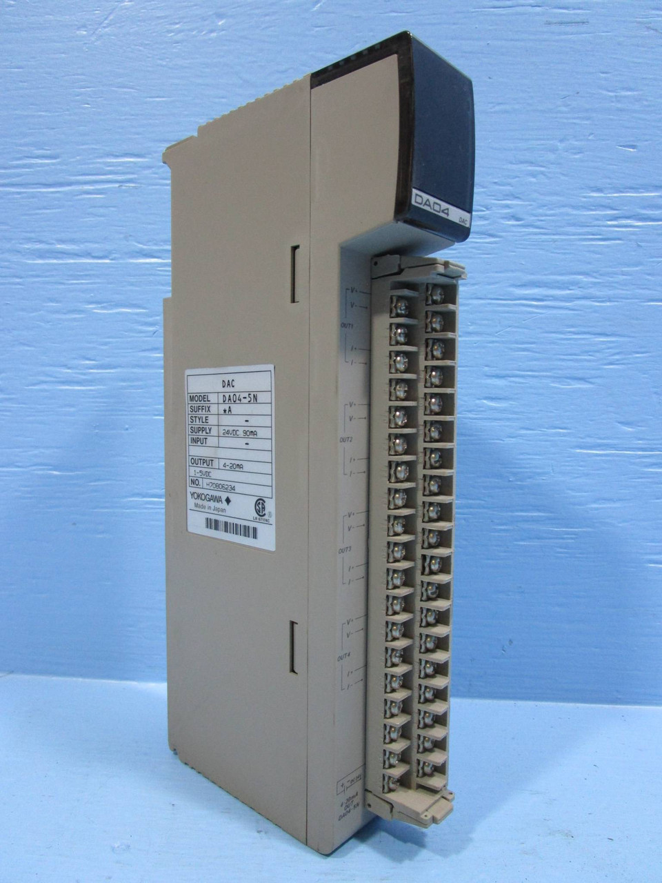 Yokogawa DA04 DAC DA04-5N DA045N H70806234 PLC Module DA 04 DAC (EBI5403-1)