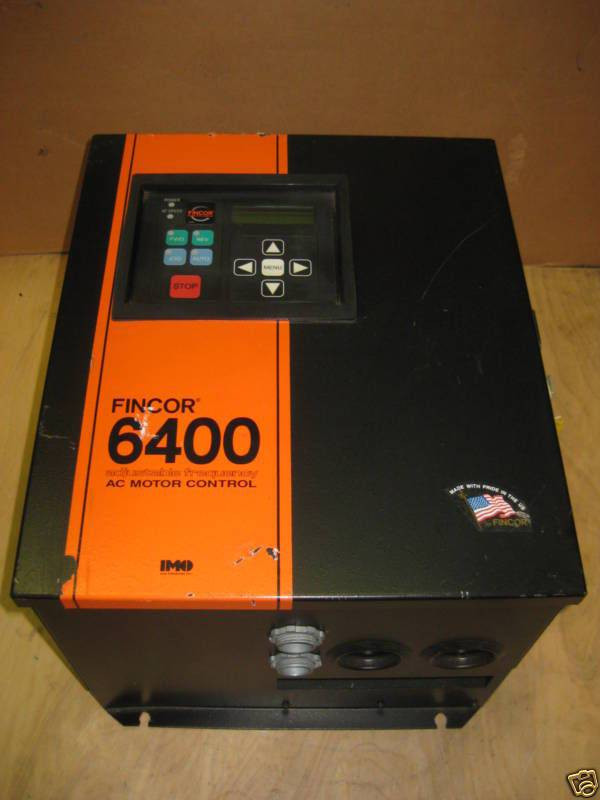 Fincor 6400 6402 5 HP 6402S0053A Adj Freq VS AC Drive (EBI1453-2)