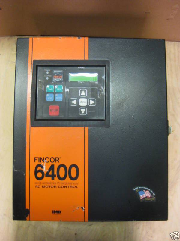 Fincor 6400 6402 5 HP 6402S0053A Adj Freq VS AC Drive (EBI1453-2)