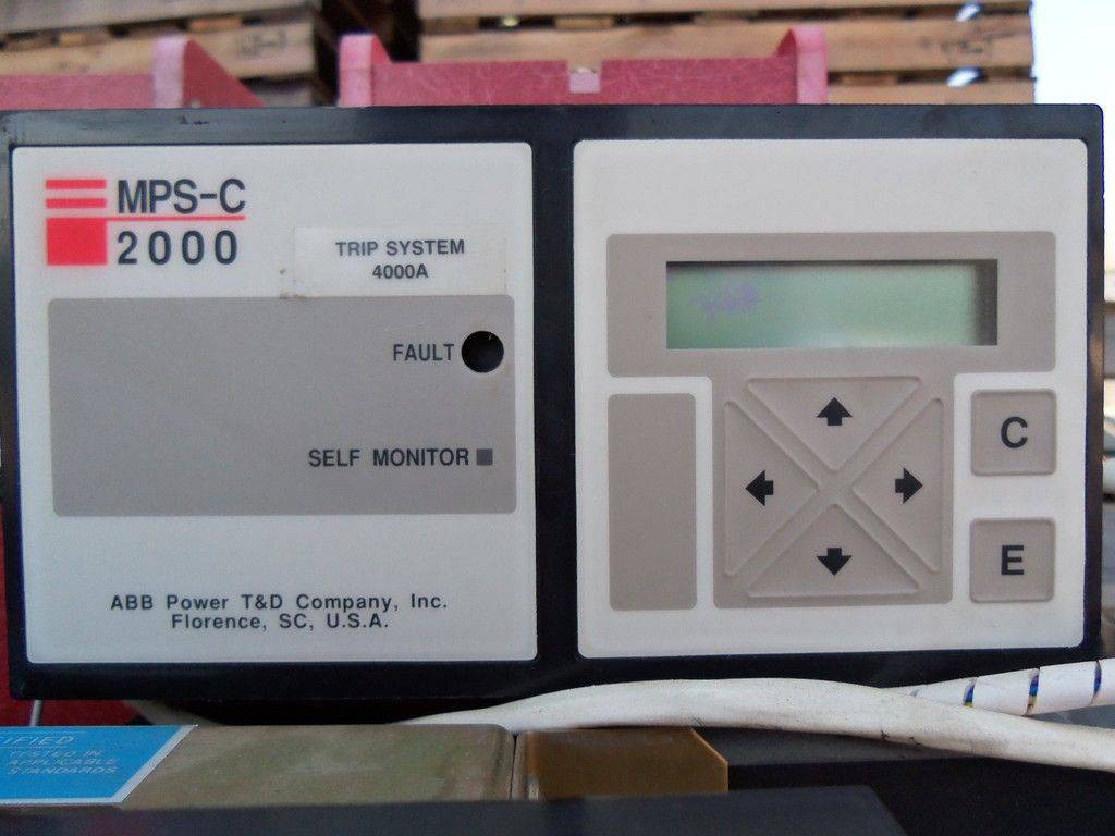 ABB KP-40 4000A Air Circuit Breaker MPS-C-2000 MO / EO Asea KP40 4000 Amp (EBI0105-1)
