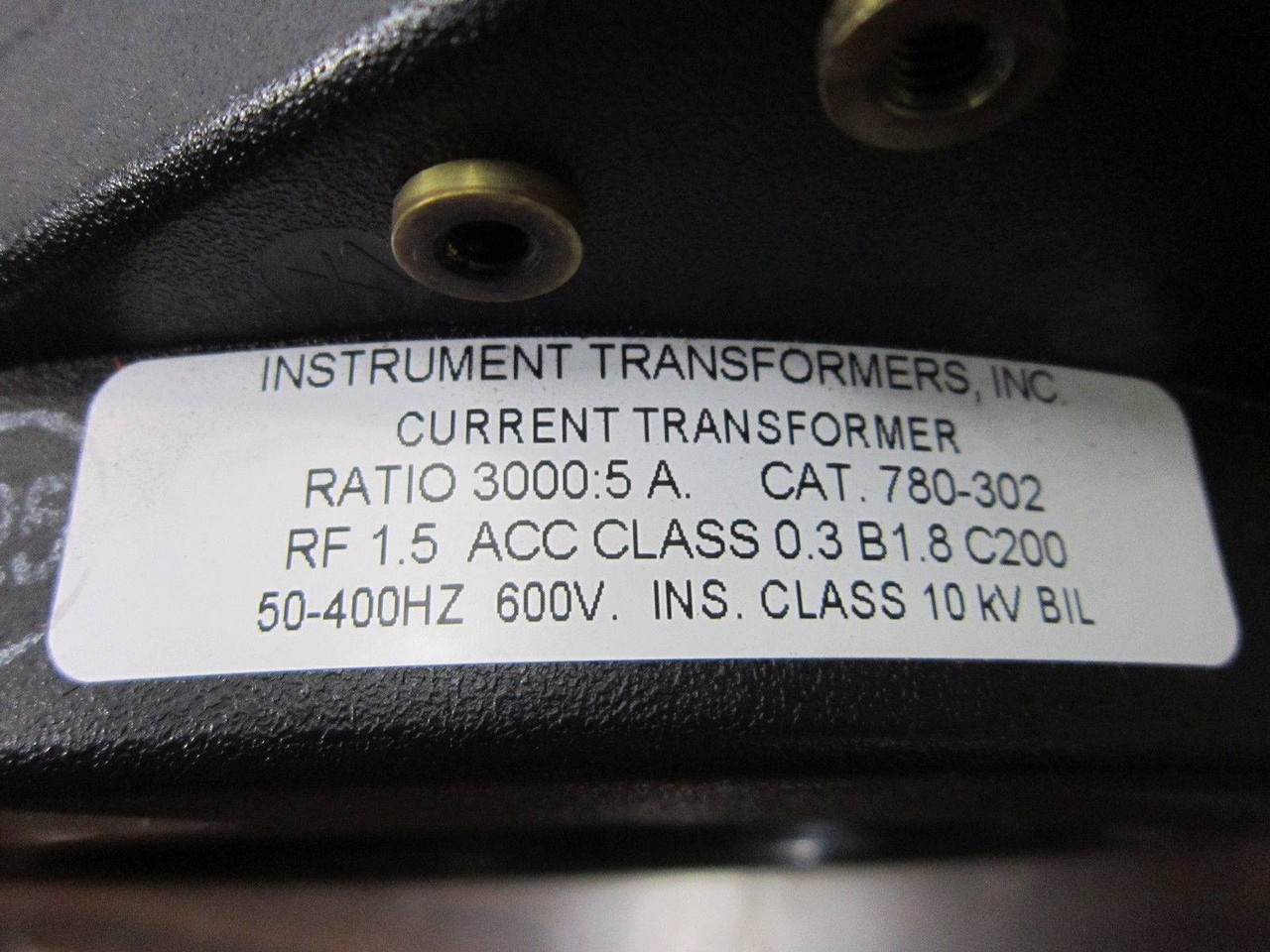 Instrument Transformer 780-302 Current Transformer Ratio 3000:5 A 600V 10kV (EBI2477-24)