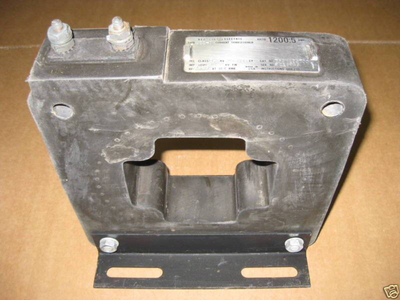 General Electric GE JCC-0 1200:5 A Amps 750X20G700 CT (EBI2162-2)