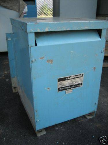 Hitran 8 kVA 460 to 460Y/266 V D3000844H6 3 Phase Isolation Dry Type Transformer (EBI2389-5)