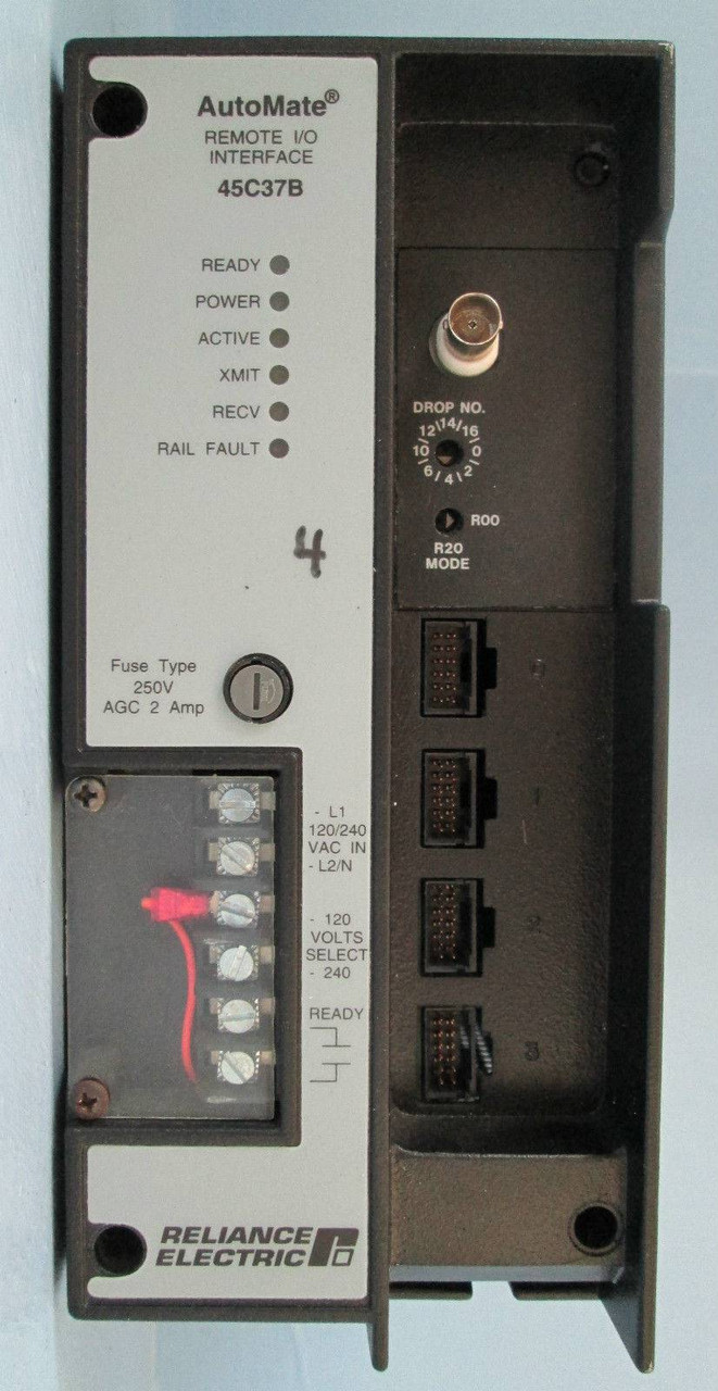 Reliance Electric 45C37B Remote I/O Interface AutoMate Module PLC 45C37 B (EBI3440-5)