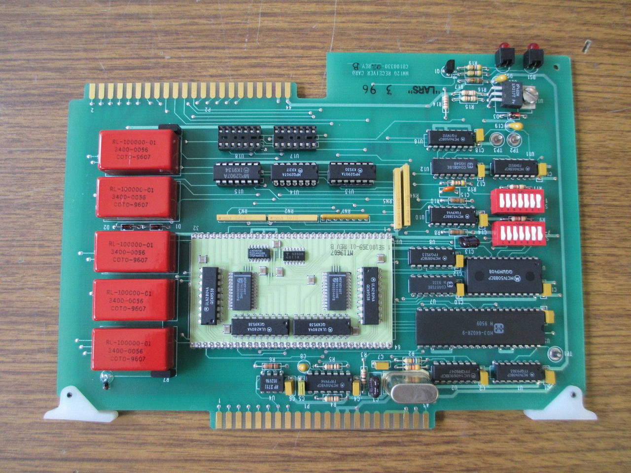 Tracor Westronics CB-100330-02 MM120 Receiver Card CB10033002 MM 120 Rev. B (EBI4853-1)