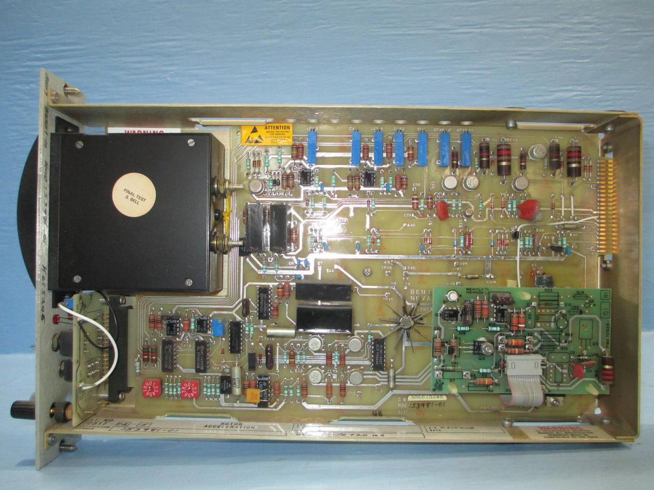 Bently Nevada 7200 RA-R Rotor Acceleration Module PLC 72317 7200RAR Bentley 20mA (EBI0527-2)