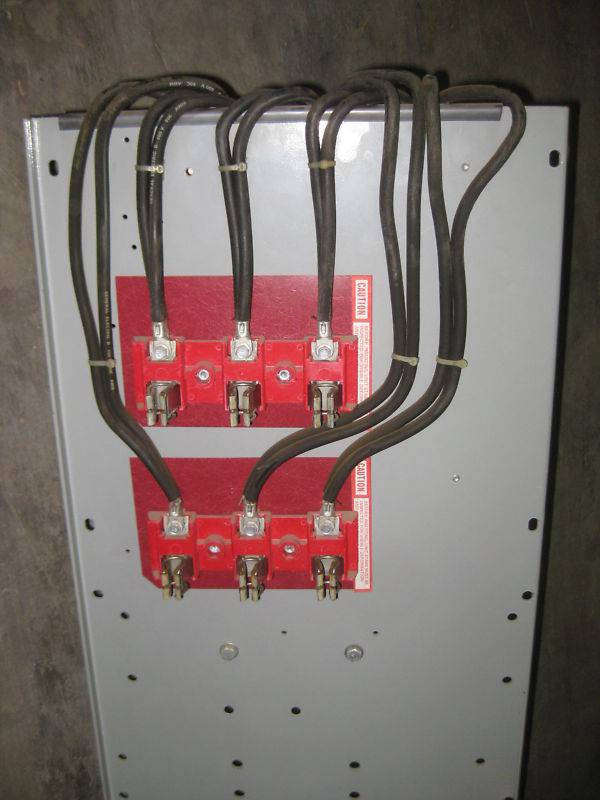 ITE Gould Imperial 5600 Size 5 Fused 58" MCC Bucket 270 Amp MCCB Siemens (EBI2562-3)