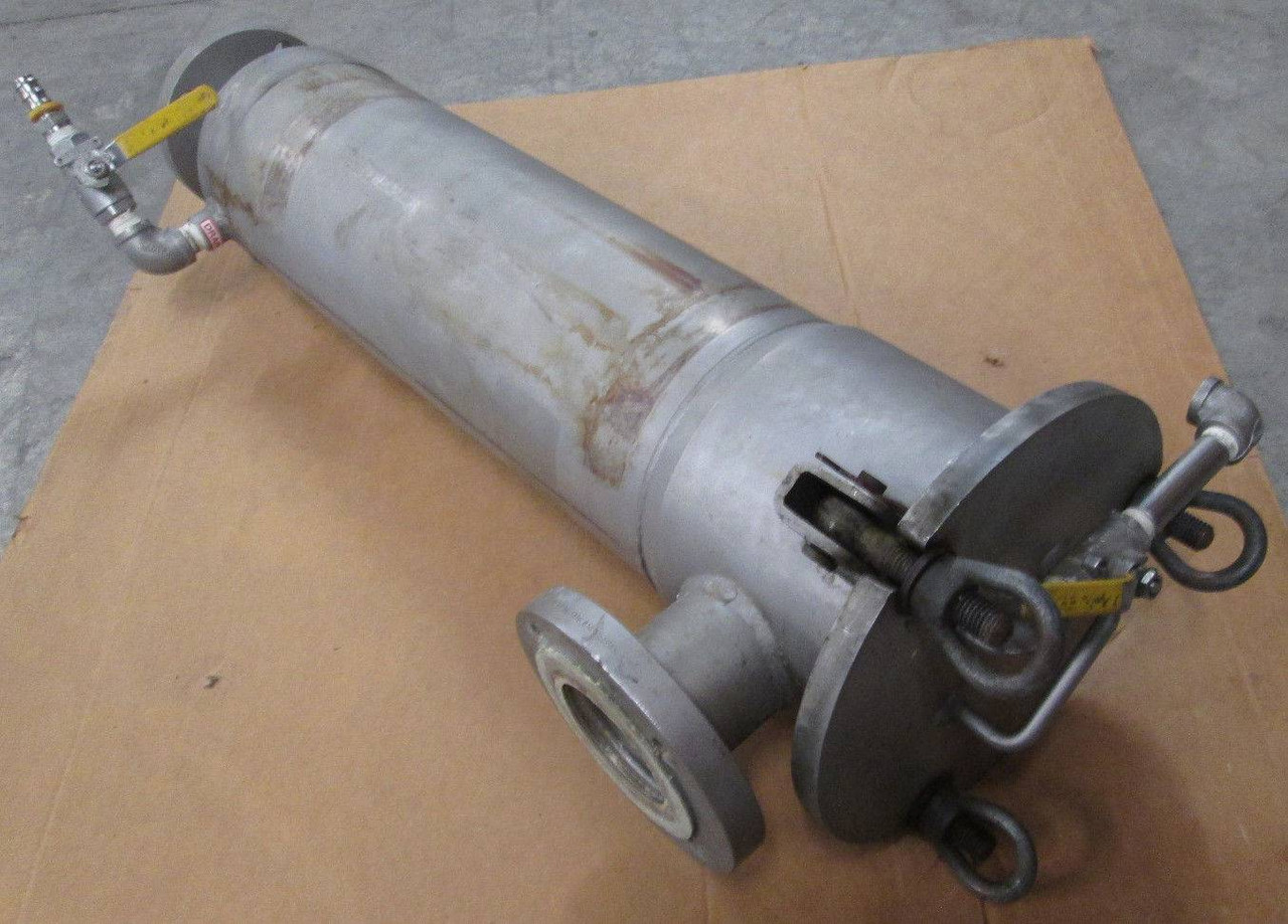 Parker 201FV PSI 3" I/O 316L SS Filter Pot Stainless Steel Cartridge Vessel Bag (EBI3262-2)