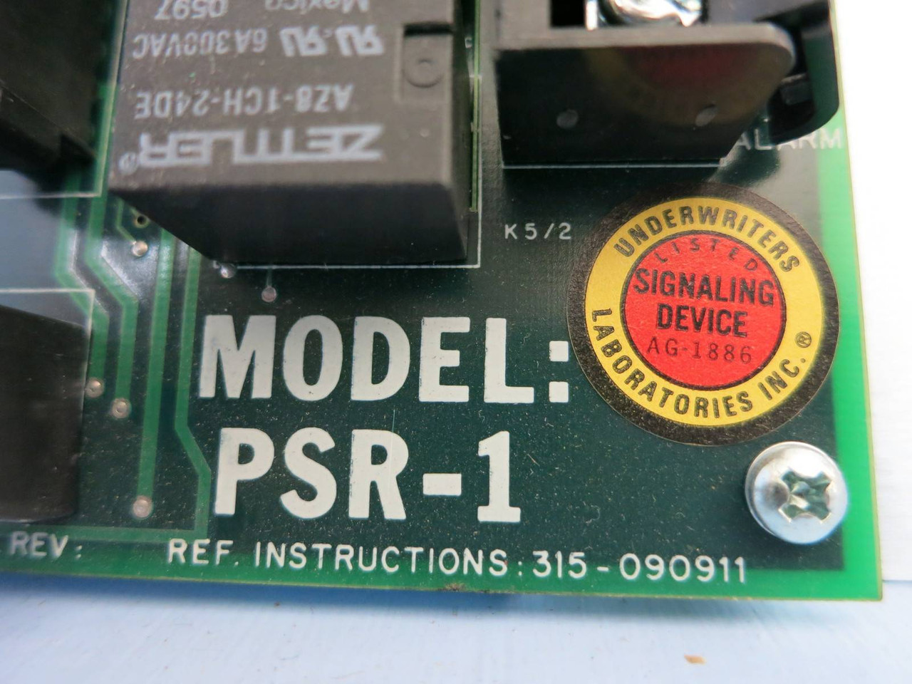 Cerberus Pyrotronics 580-191146-7 PSR-1 315-090911 PLC Board Fire Alarm Module (PM0038-1)