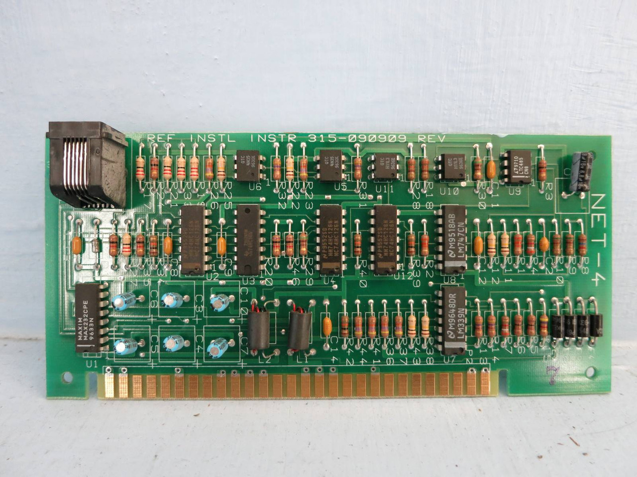 Image of Cerberus Pyrotronics 580-190920-3 NET-4 315-090909 PLC Board Fire Alarm Module