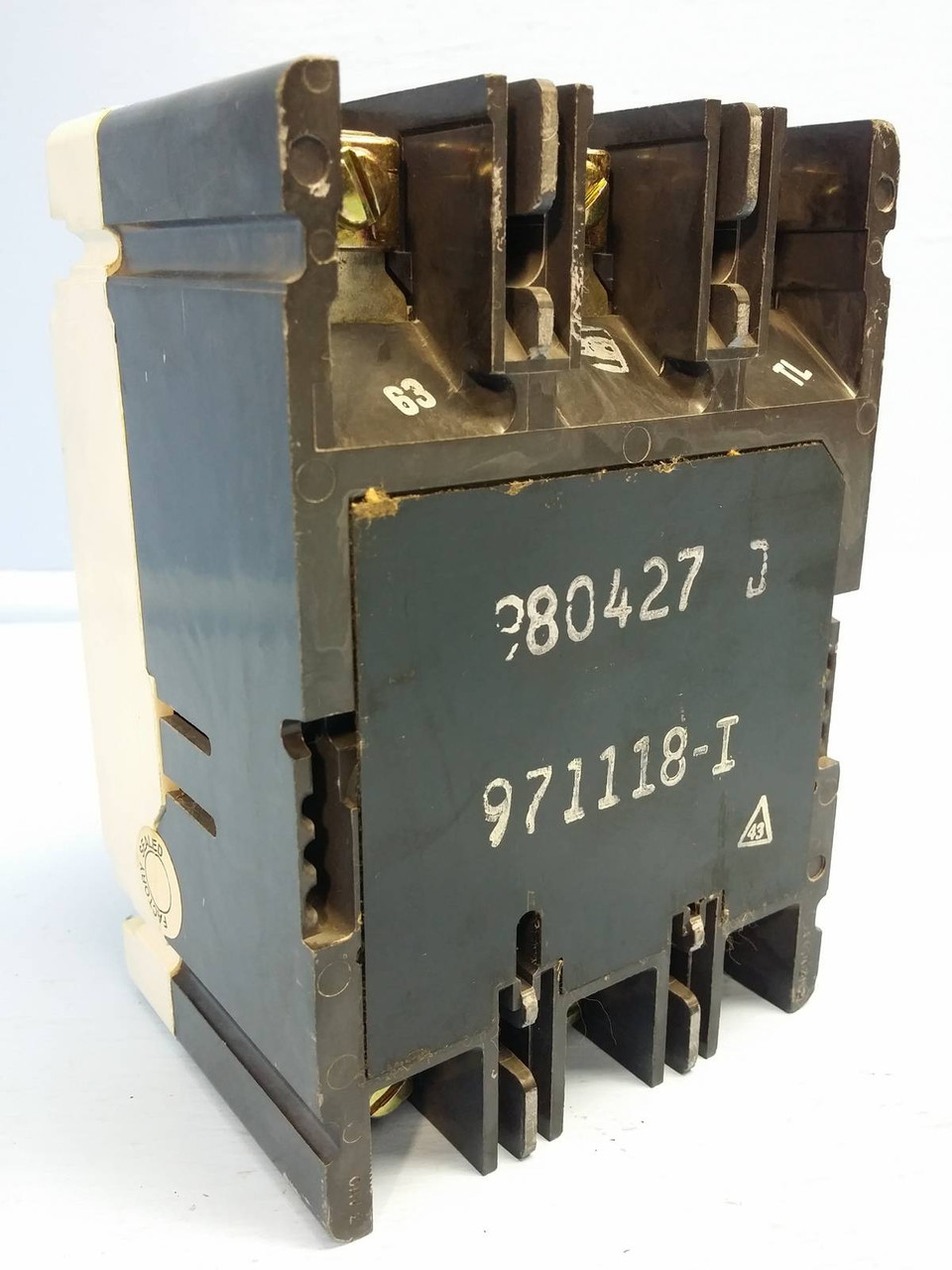 Cutler Hammer FW3063L 63 Amp 50-63A Breaker 690V Glossy FW3063 63A Westinghouse (EM0027-2)