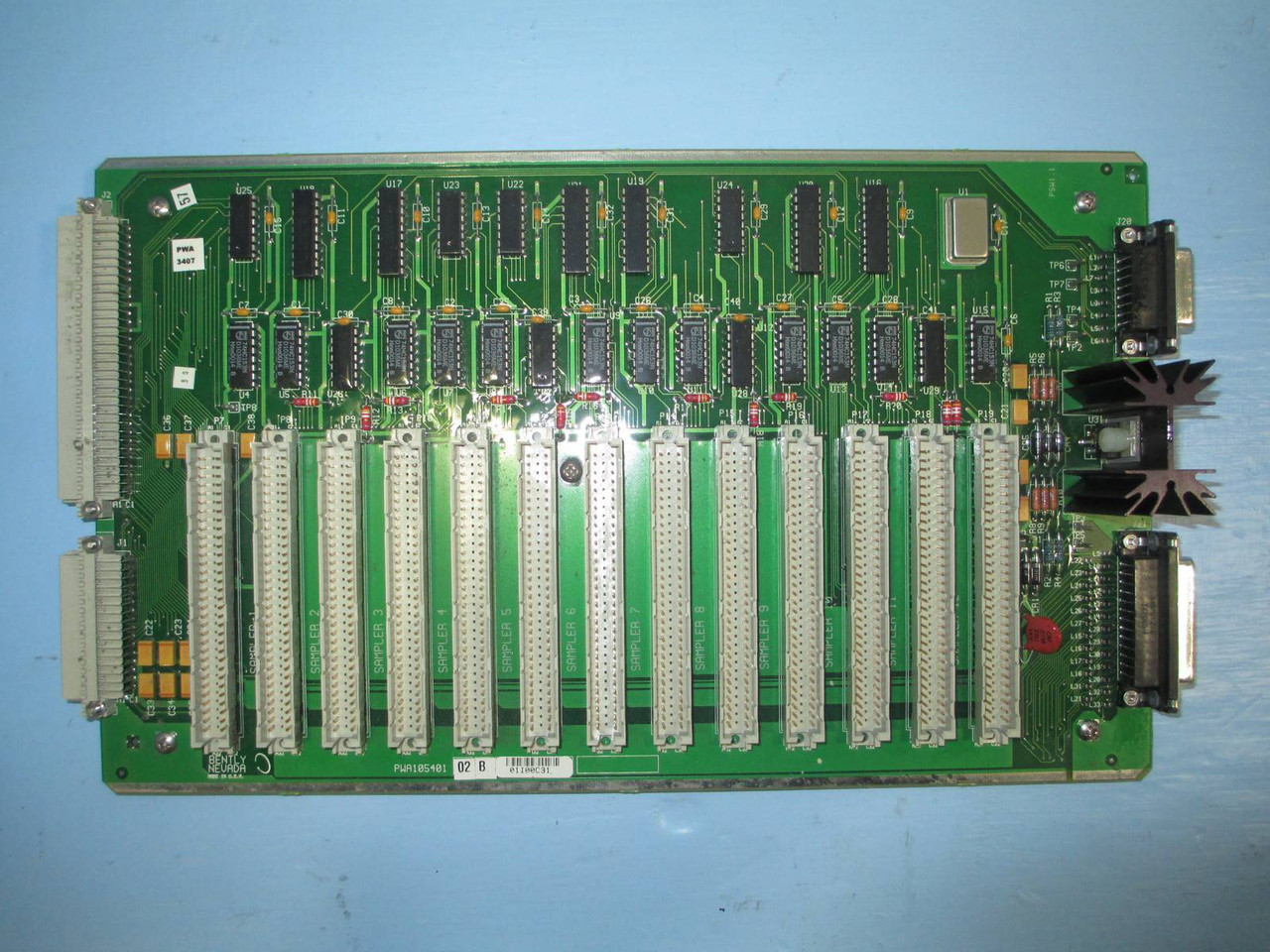 Bently Nevada 105401-02 Sampler Card TDXnet PLC Transient Data Interface 3407 (NP0009-5)