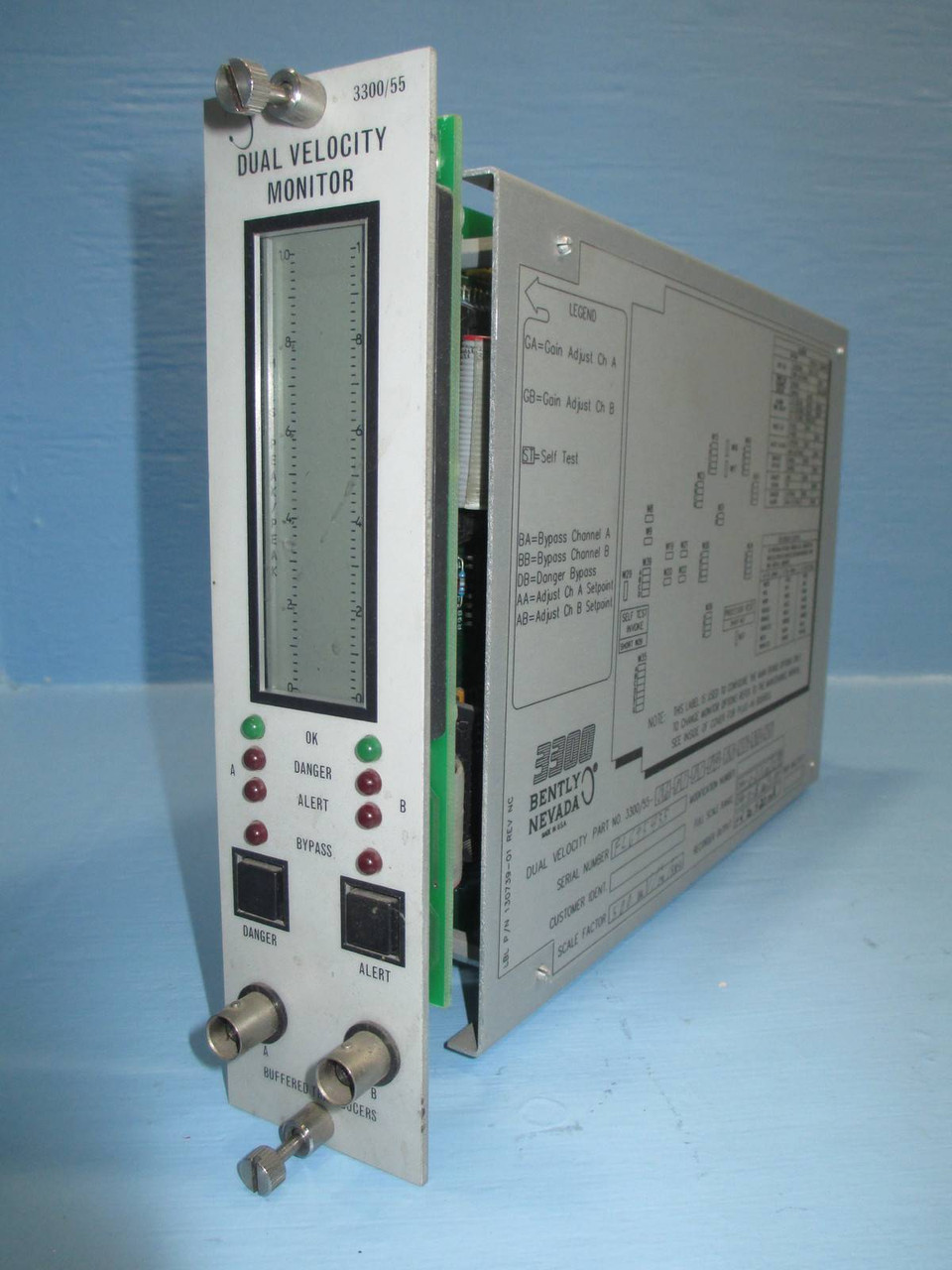 Image of Bently Nevada 3300/55 Dual Velocity Monitor 3300/55-06-01-01-05-00-00-00-00 PLC