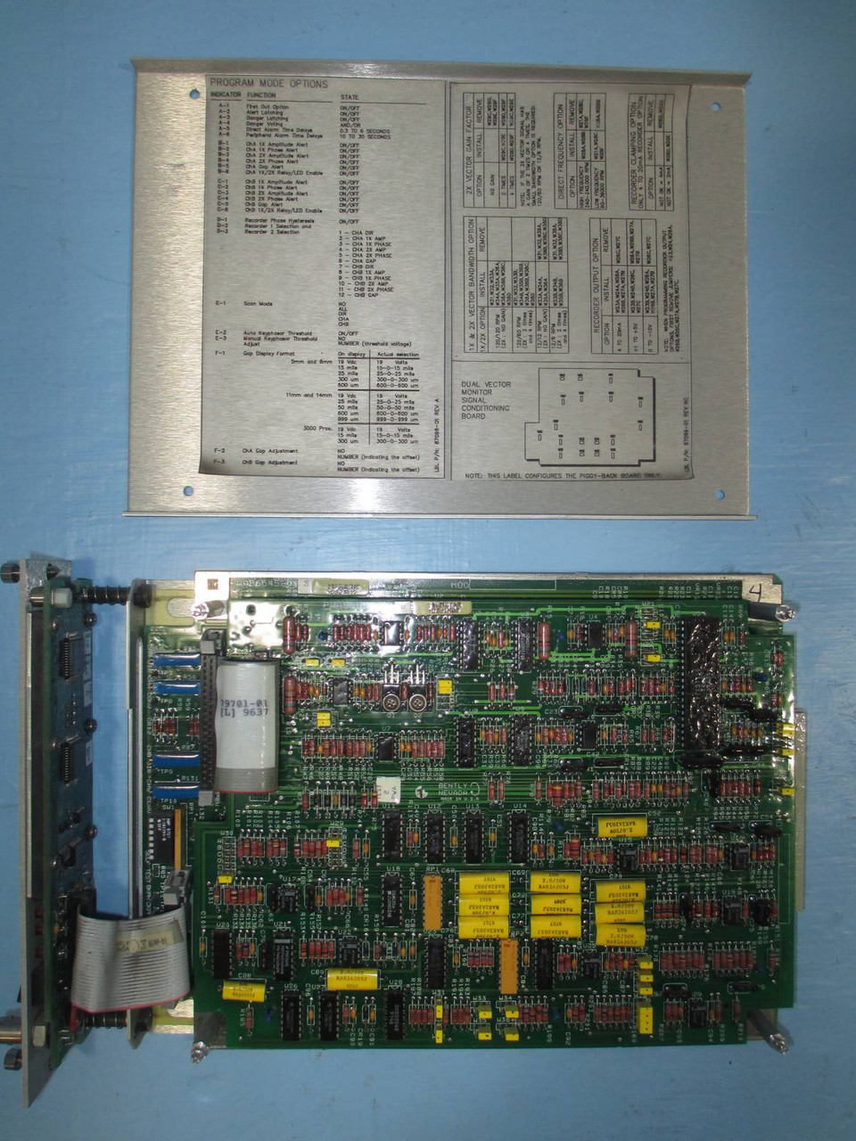 Bently Nevada 3300/61 Dual Vector Monitor 3300/61-02-01-01-00-00-00 PLC 5 mils (NP0019-1)