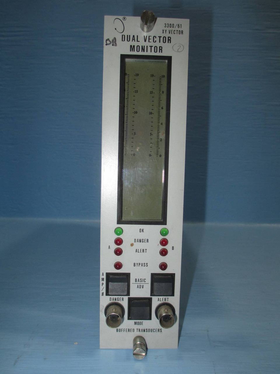 Bently Nevada 3300/61 Dual Vector Monitor 3300/61-02-01-01-00-00-00 PLC 5 mils (NP0019-1)