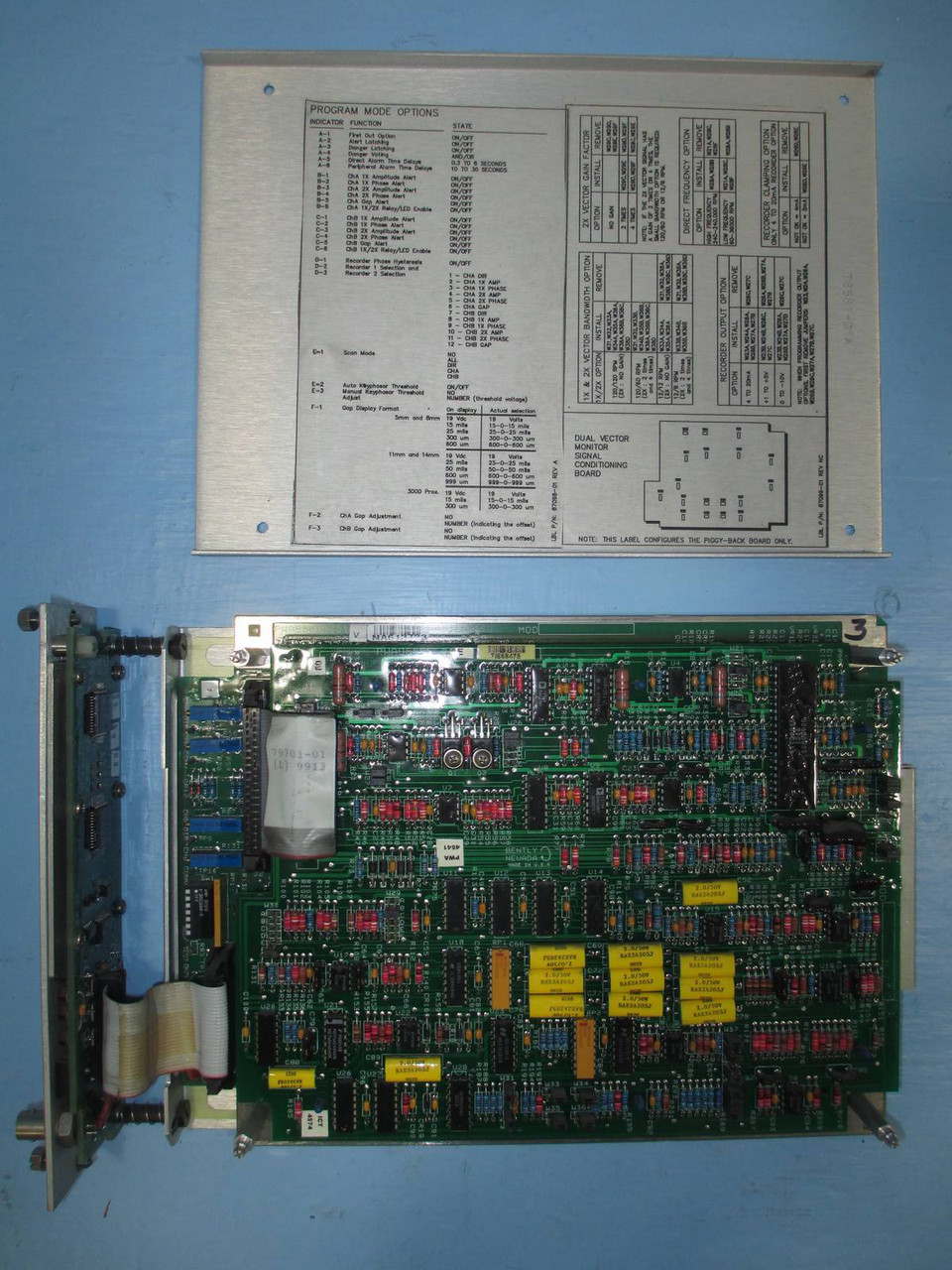 Bently Nevada 3300/61 Dual Vector Monitor 3300/61-04-01-03-00-00-00 PLC 15 mils (NP0021-20)