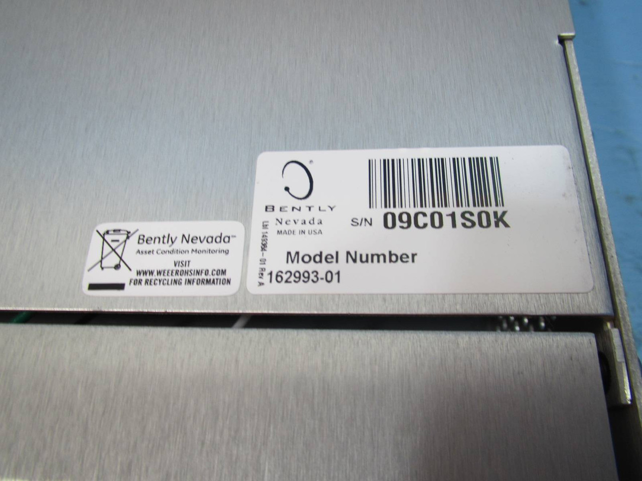 Bently Nevada 2155/00 TDXnet PLC Transient Data Interface Rack Chassis Cage TDIX (NP0030-1)