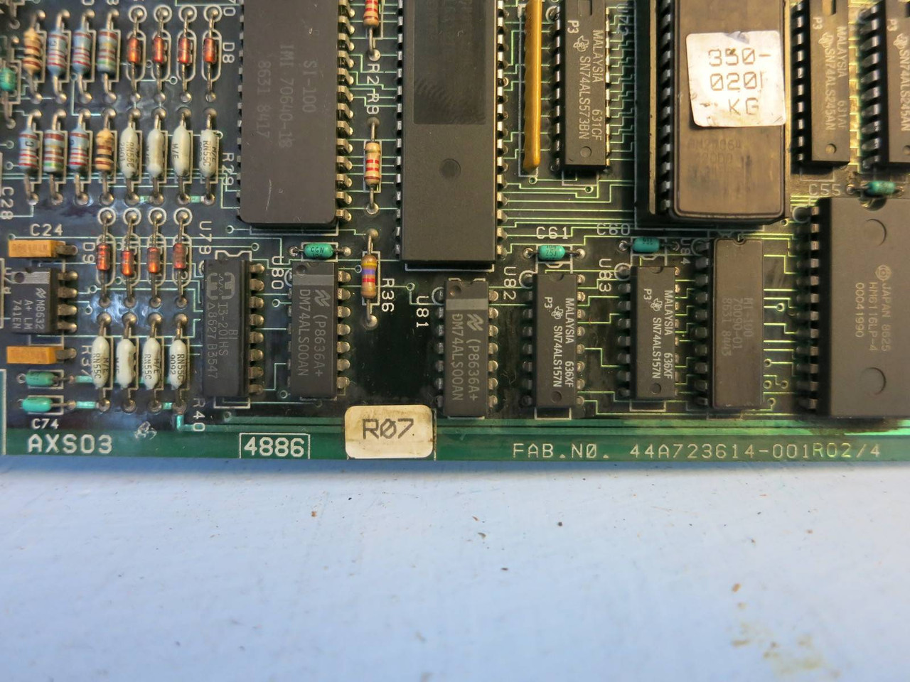 GE Fanuc AXS03D Axis Board 44A719348-104R04 PLC 44A723614-001R02/4 AXSO3D AXS03 (PM0088-1)