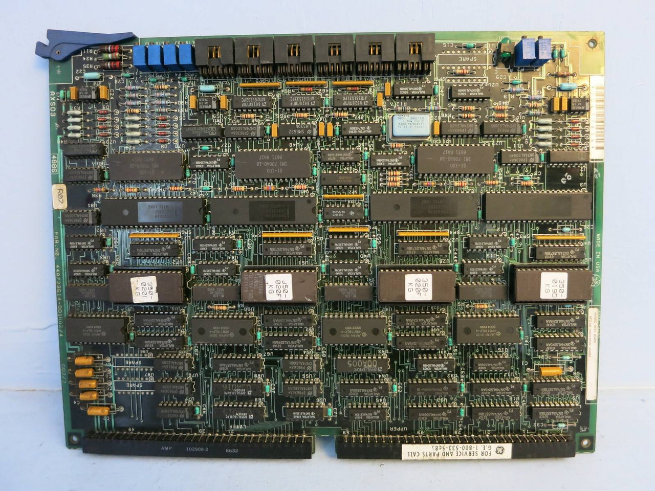 GE Fanuc AXS03D Axis Board 44A719348-104R04 PLC 44A723614-001R02/4 AXSO3D AXS03 (PM0088-1)