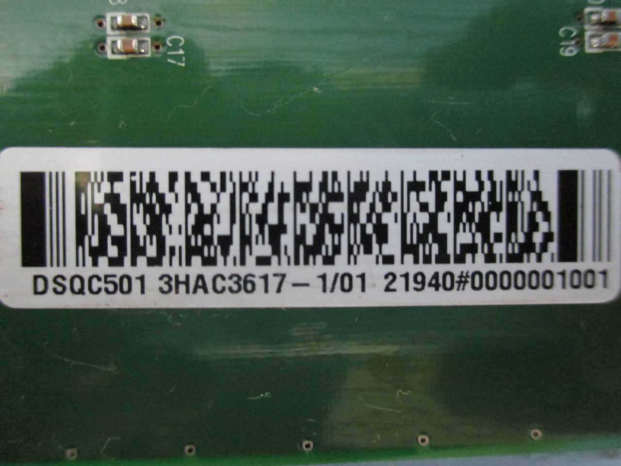 ABB DSQC501 3HAC3617-1/01 Robot Controller PLC Backplane Board DSQC 501 (TK0053-3)