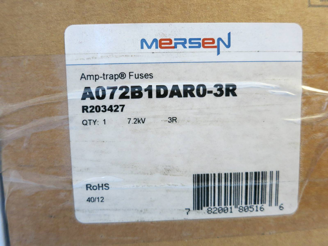 Ferraz Shawmut A072B1DAR0-3R 7200V Current Limiting Circuit Amp-trap Mersen Fuse (PM0121-6)