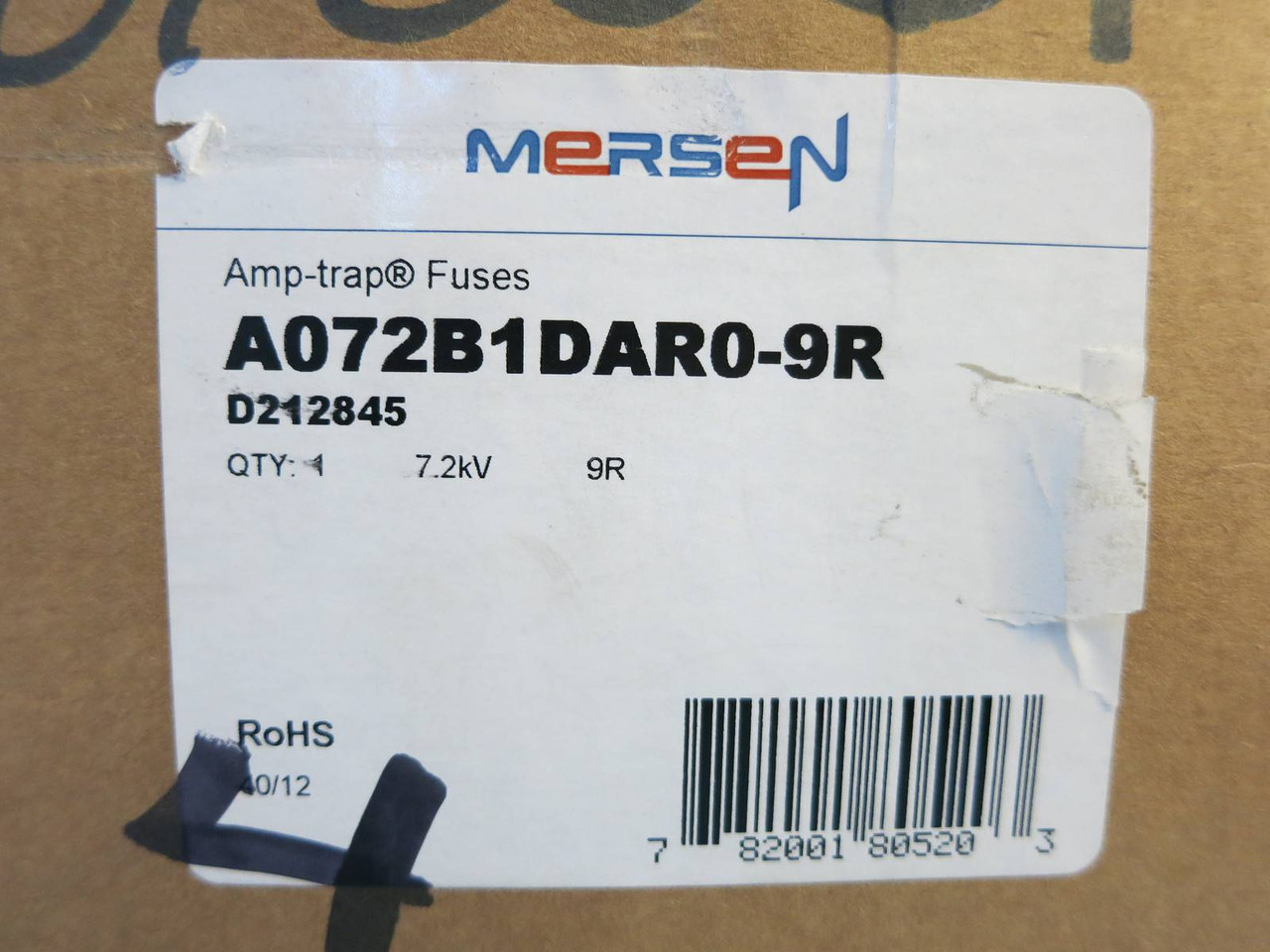 Ferraz Shawmut A072B1DAR0-9R 7200V Current Limiting Circuit Amp-trap Mersen Fuse (PM0122-3)