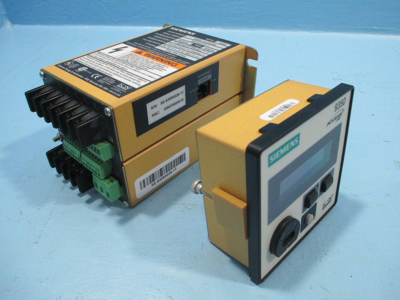 Siemens 9350 9350RC-100-0NZZZA Power Meter Display ION Profibus Access RMD (NP0065-4)
